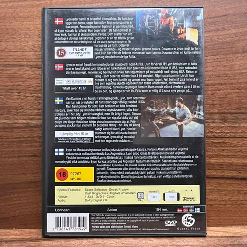 Lionheart - Too Tough To Die - DVD