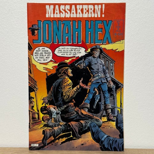 Jonah Hex 7/1986 – Massakern! (svensk, Semic)