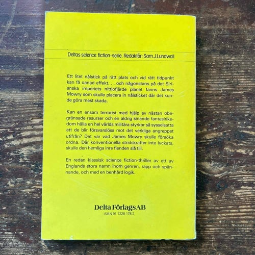 Nålsticket Roman Eric Frank Russell Vintage Delta Science Fiction Bok