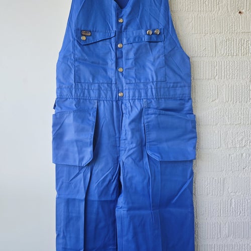 Snickers Hängselbyxa / Overall C148 Blå Snickarbyxa / Arbetsbyxa Vintage