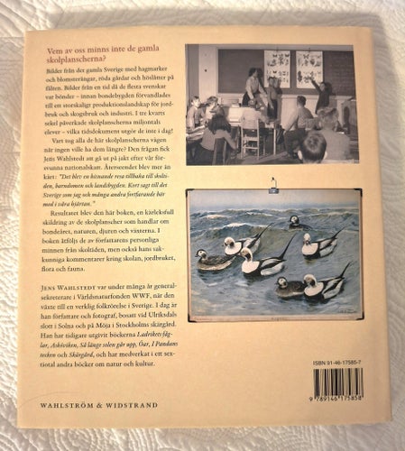 SKOLPLANSCHERNAS SVERIGE Bondeåret och naturen av Jens Wahlstedt, 2001