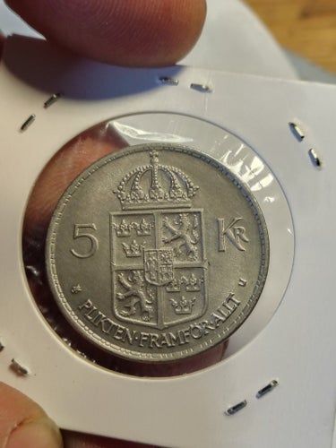 Svensk 5 Kr Mønt fra 1972