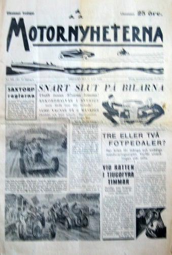 Motornyheterna 1936-30 Båt Chris Craft Och Thornycraft