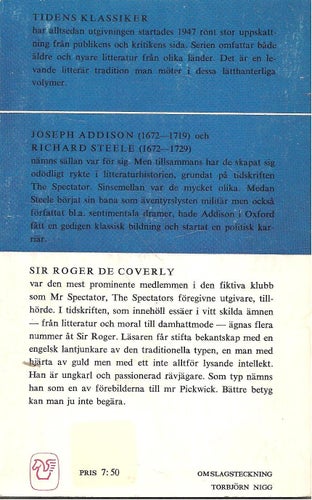 Sir Roger de Coverley.