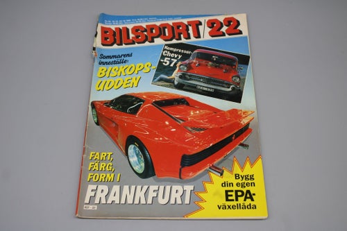 Bilsport Nr 22 1985
