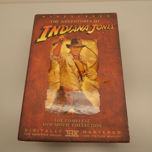 Indian Jones x3 - Region 2, DVD-box, Svensk text, Fint skick