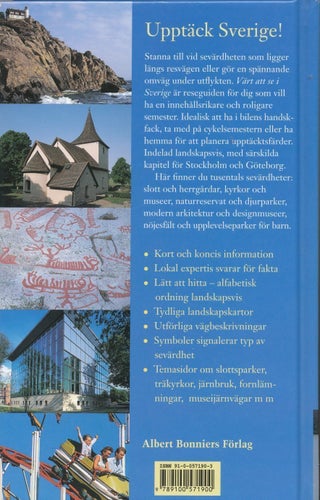 VÄRT ATT SE I SVERIGE - RESEGUIDE - 2001 - 750 FÄRGBILDER - LARS SVENSSON