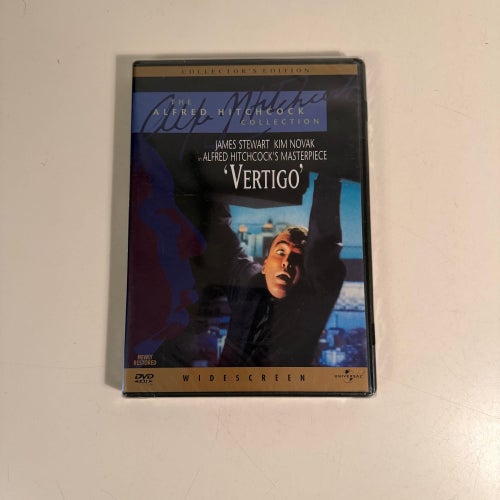 Inplastad DVD - Vertigo. The Alfred Hitchcock collection. Collectors edition!