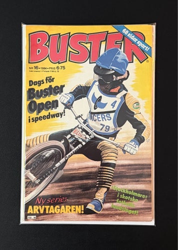 Buster 1984 & 1988 – 4 st serietidningar