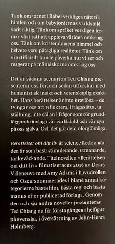Berättelser om ditt liv - Ted Chiang