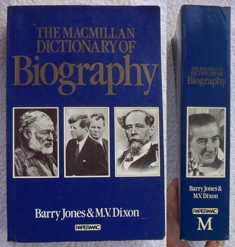 The Macmillan dictionary of biography (historical persons)
