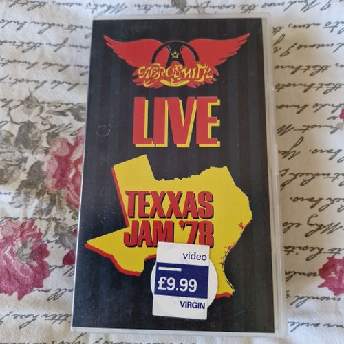Aerosmith Live Texxas Jam '78 VHS Hi-Fi Stereo