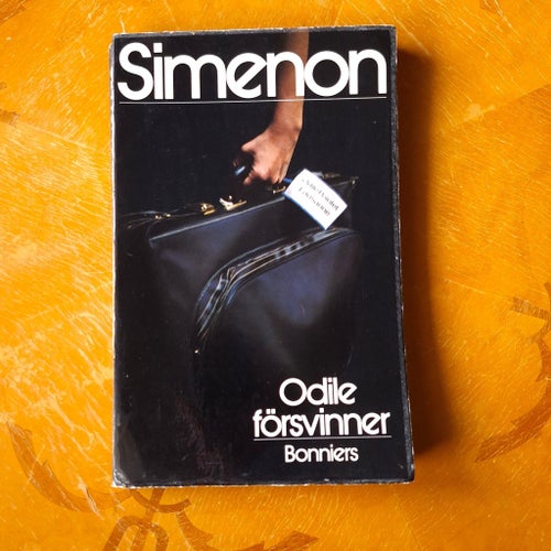Georges Simenon Odile försvinner 1:a svenska utgåvan 1972