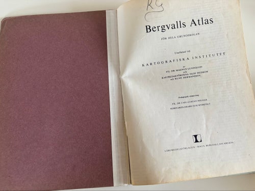 Bergvalls Atlas för hela grundskolan