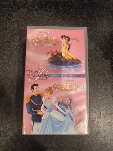 Den Lilla Sjöjungfrun II & Askungen II (VHS)