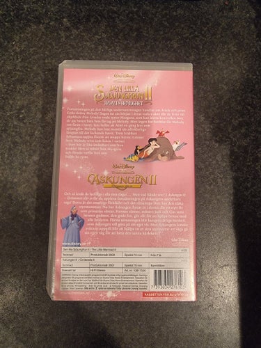Den Lilla Sjöjungfrun II & Askungen II (VHS)