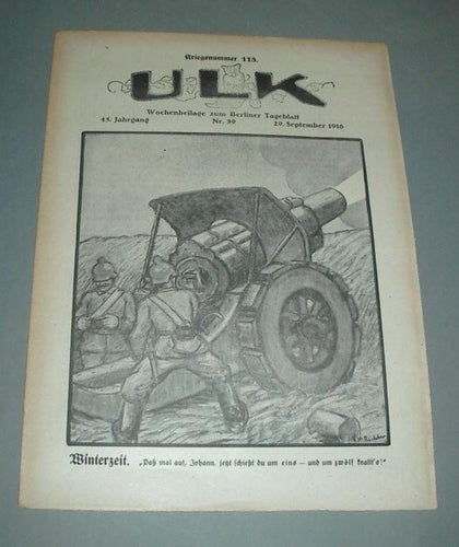ULK 1916 Nr. 39. Kriegsnummer 113.
