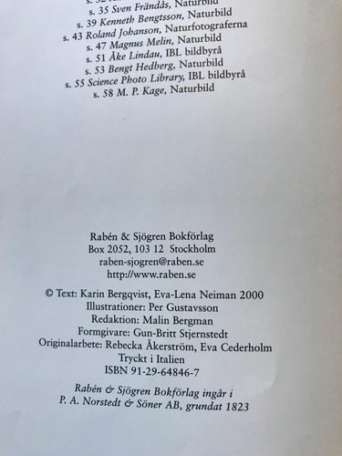 LÄBBIGA VÄXTER Karin Bergqvist Eva-Lena Neiman 2000