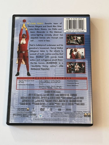 Blankman (1994, Damon Wayans, OBS: region 1, ej svensk text). Beg. DVD
