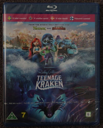 TEENAGE KRAKEN BLU-RAY NY INPLASTAD