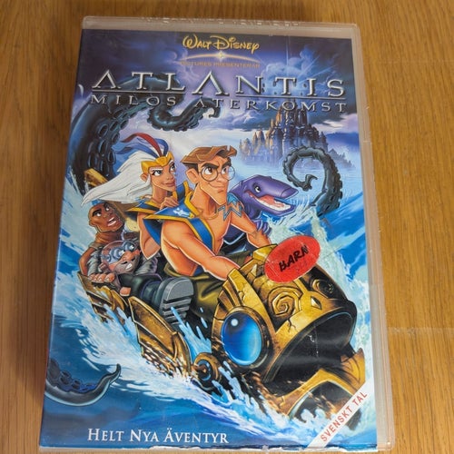 EX-RENTAL!! Atlantis - Milos Återkomst VHS
