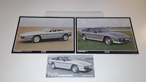 Tvr Tasmin folder tryckt 1981? text engelska