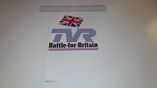 Tvr Tasmin folder tryckt 1981? text engelska