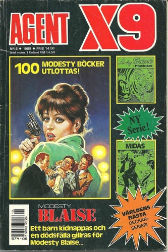 Agent X9 Nr. 6 1989 - Modesty Blaise