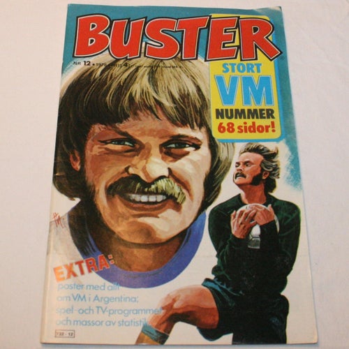 Buster - 1978 - NR 12 - Ronnie Hellström, Korpen, Åshöjden