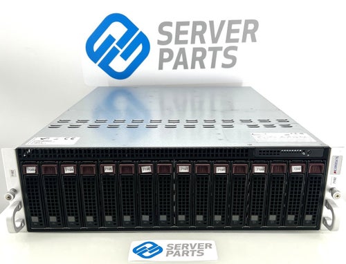 Supermicro SYS-5038MR-H8TRF Octa Node 8x2630L V4 0GB 10GbE 16x3.5" 2xPSU Rails
