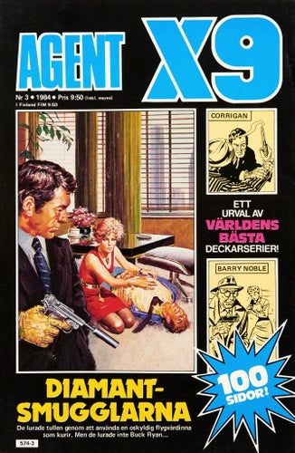 Agent X9 Serietidning 1984 nr 3 (Oläst arkivex)