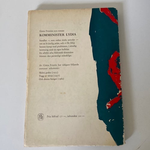 Komminister Lydia - Greta Frostin, okänt publiceringsår