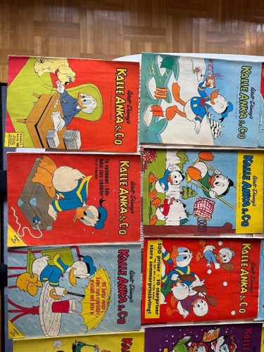 Serietidningar 1960-64 Kalle Anka & C:o Walt Disney's