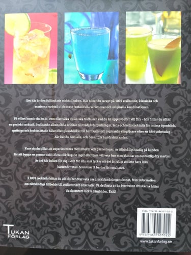 1001 Cocktails: 1001 recept på den fulländade drinken, Tukan 2005