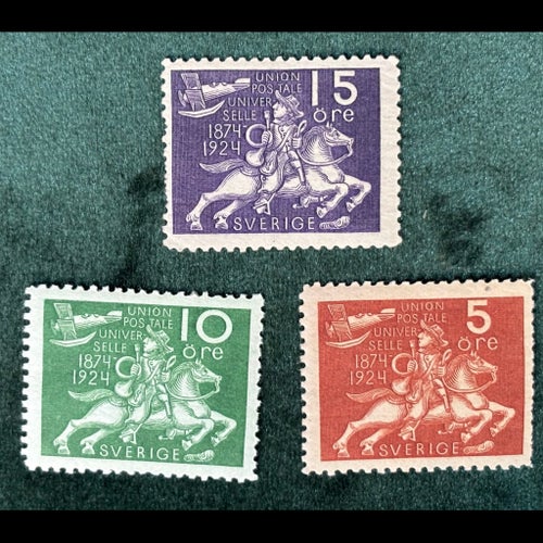 F211 - F213 ** Världspostföreningen 50 år
