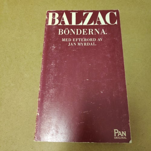 Balzac - Bönderna - PAN Original