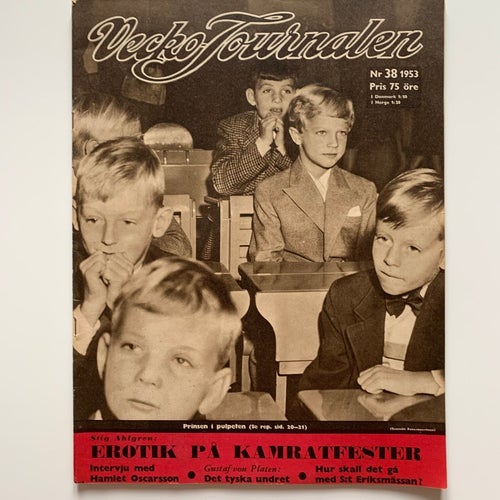 VeckoJournalen Nr 38 1953, Kungen