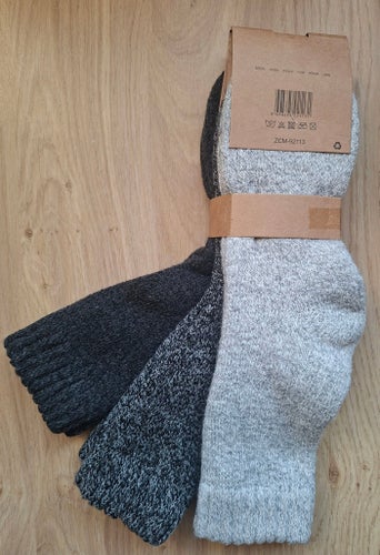 3 par tjocka alpaca ullstrumpor storlek 35-38!
