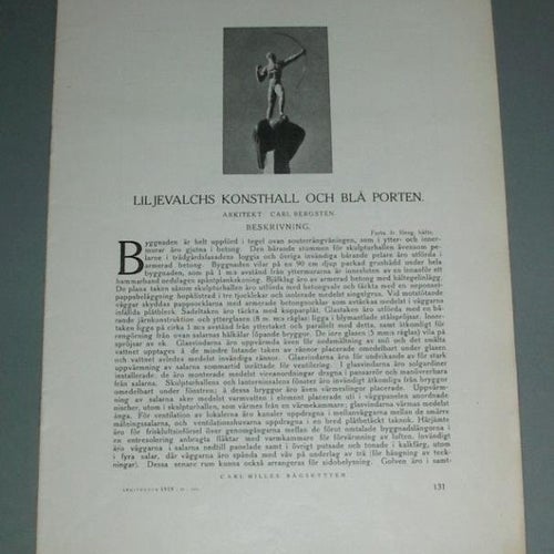 Arkitektur 1919 XI NOV.