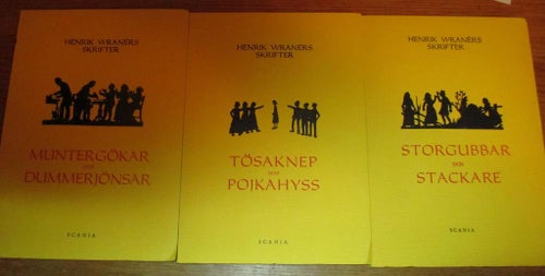 3 st. Henrik Wranérs skrifter, Henrik Wranér,