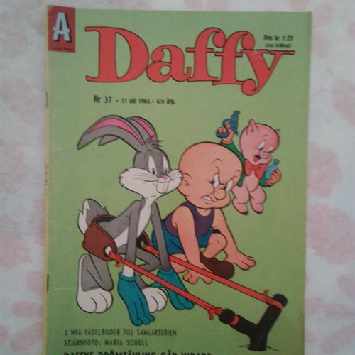 Daffy 1964 nr 37. Bakomslagsbild: Maria Schell. Very Good plus