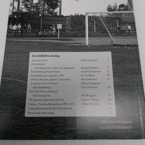 Piteå Museum Årsbok 2018