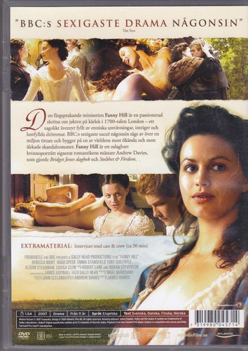 DVD / (John Clelands) Fanny Hill / Rebecca Night, Hugo Speer / Fint skick