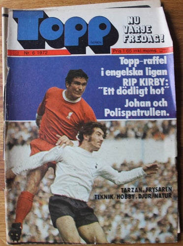 TOPPSERIEN 1972 NR 6