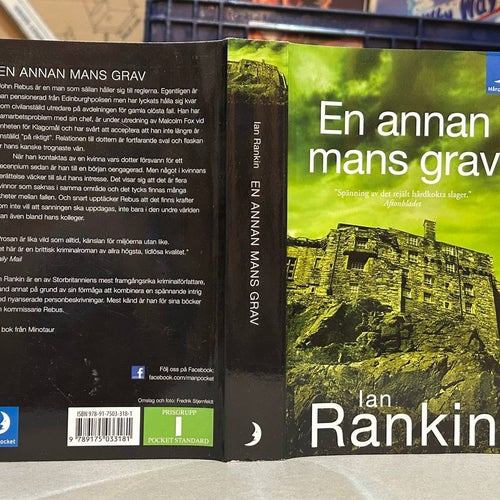En annan mans grav av Ian Rankin, bok, Very Fine