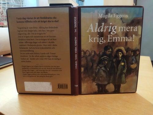 Aldrig mera krig, Emma av Magda Eggens, bok. Very good plus, SM