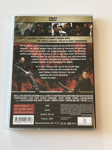 Rogue assassin (Jet Li & Jason Statham, 2007). Beg. DVD
