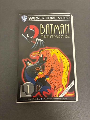 BATMAN - En katt med klös 1 & 2 - Tecknat VHS