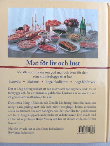Mat för liv och lust - Margit Eliasson, Gunilla Lindeberg - 1999
