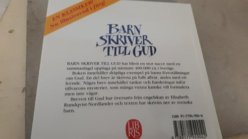 bok Barn skriver till Gud !